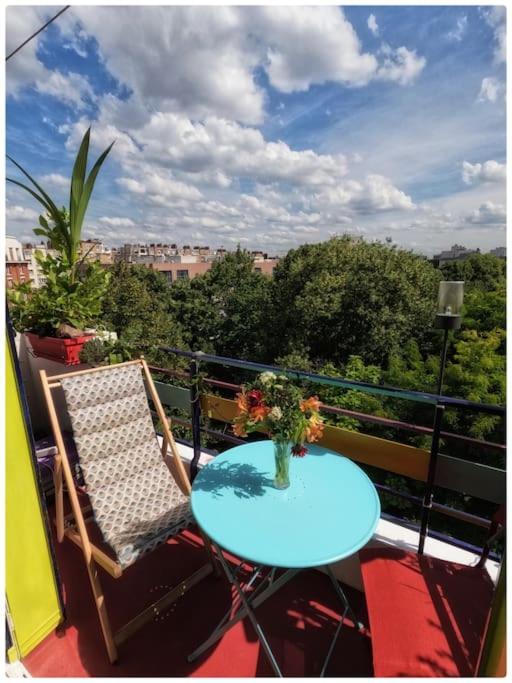 Canopee, Paisible, Chaleureux, Lumineux, Balcon Paris Dış mekan fotoğraf