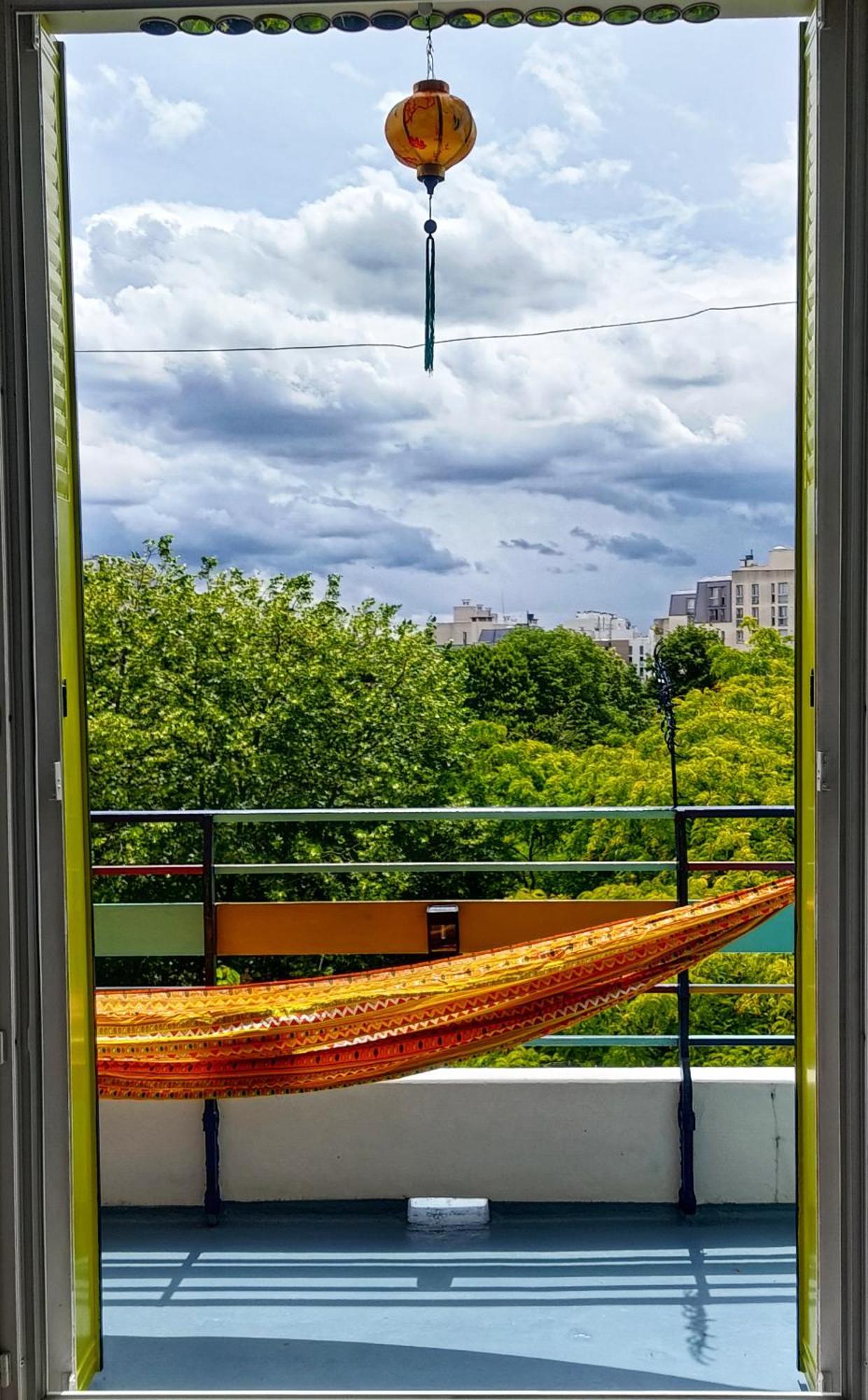 Canopee, Paisible, Chaleureux, Lumineux, Balcon Paris Dış mekan fotoğraf