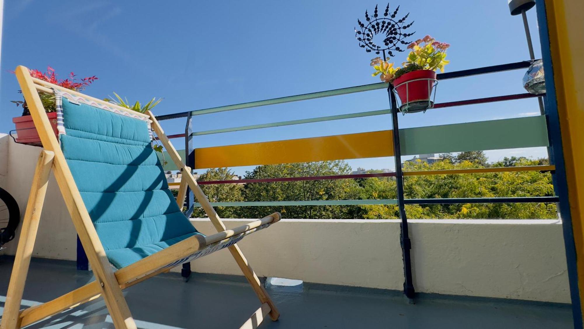 Canopee, Paisible, Chaleureux, Lumineux, Balcon Paris Dış mekan fotoğraf